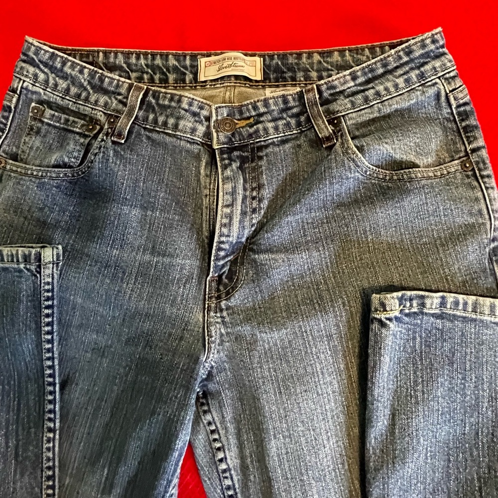 👖 Levi Strauss Signature Jeans. Size 14 LONG. Stretch, Low Rise, Boot Cut. 👖 - Picture 10 of 13